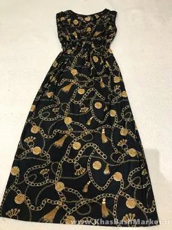 ساحلی قواره دار آستین کوتاه زمینه مشگی کد 2032