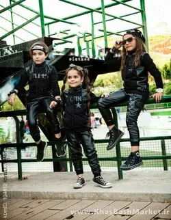 بلوز شلوار چرم کد 3178