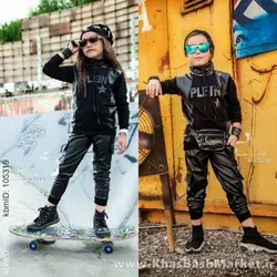 بلوز شلوار چرم کد 3178