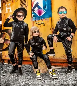 بلوز شلوار چرم کد 3178