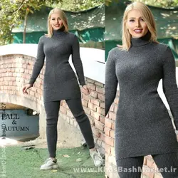 ست بافت یقه اسکی کد 26915