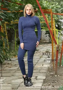 ست بافت یقه اسکی کد 26915