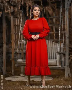 پیراهن دلبر+کمر بند کد 43330