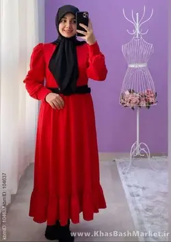 پیراهن دلبر+کمر بند کد 43330