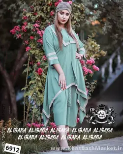 مانتو سارافون خاص طرح‌ کوئین 2 کد 6912