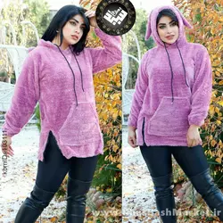 هودی دوزیپ خرگوش کد 4836