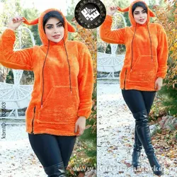 هودی دوزیپ خرگوش کد 4836