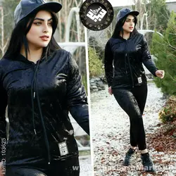 هودی زیپ دار مخمل کد 7647