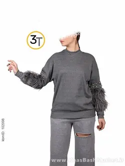 بلوز استین خز کد 2867