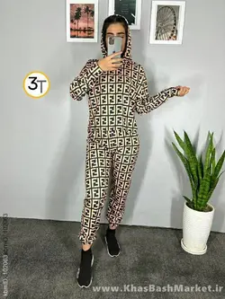 هودی کراپ کلاهدار و شلوا
