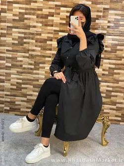 مانتو عروسکی بلند کد 2853