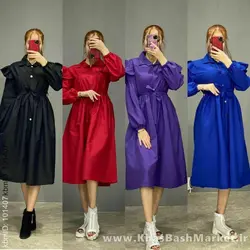 مانتو عروسکی بلند کد 2853