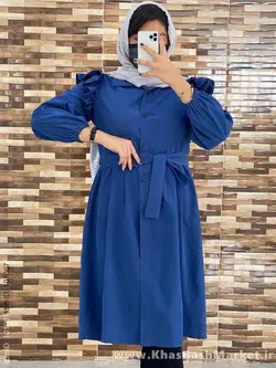 مانتو عروسکی بلند کد 2853