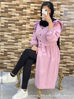 مانتو عروسکی بلند کد 2853