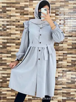 مانتو عروسکی بلند کد 2853