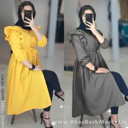 مانتو عروسکی بلند کد 2853