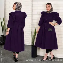 مانتو عروسکی بلند کد 2853