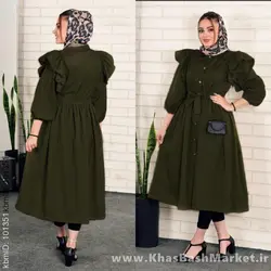 مانتو عروسکی بلند کد 2853