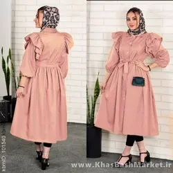 مانتو عروسکی بلند کد 2853