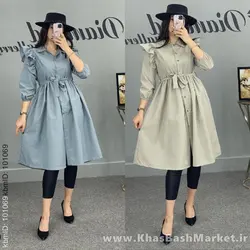 مانتو عروسکی بلند کد 2853