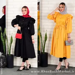 مانتو عروسکی بلند کد 2853