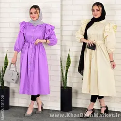 مانتو عروسکی بلند کد 2853