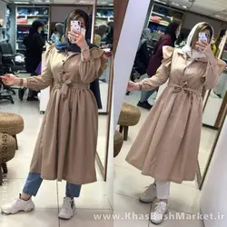 مانتو عروسکی بلند کد 2853