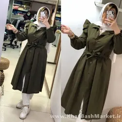 مانتو عروسکی بلند کد 2853