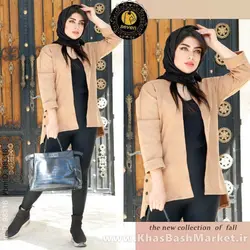 مانتو سوییت زنانه وزن بالا کد 37513