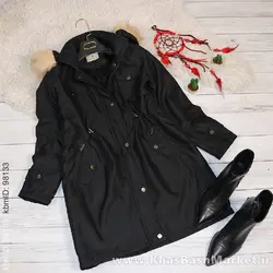 کاپشن کجراه کلاهدار کد 2233