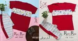 بلوز شلوارک سایز بزرگ کد 9622
