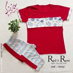 بلوز شلوارک سایز بزرگ کد 9622