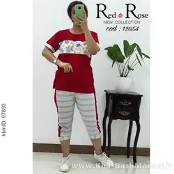 بلوز شلوارک سایز بزرگ کد 9622