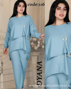 تونیک شلوار حلقه کد 116