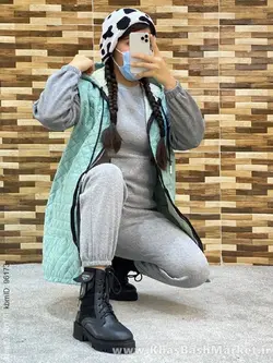 کاپشن میکرو آستین دورس کد 40175