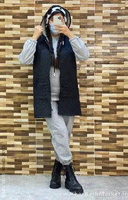 کاپشن میکرو آستین دورس کد 40175