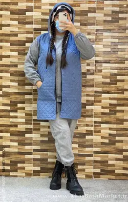 کاپشن میکرو آستین دورس کد 40175