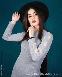 گپ زنانه آستین زاپ دار کد 40026