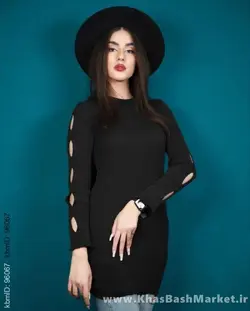 گپ زنانه آستین زاپ دار کد 40026