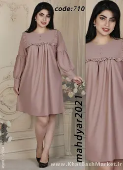 تونیک زنانه چیندار آستین مچ کد 710