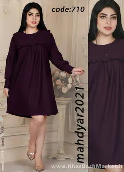 تونیک زنانه چیندار آستین مچ کد 710