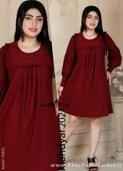تونیک زنانه چیندار آستین مچ کد 710