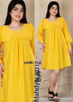 تونیک زنانه چیندار آستین مچ کد 710