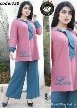 تونیک شلوار کراواتی لیزری لاو کد 750