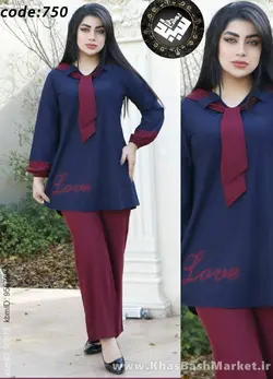 تونیک شلوار کراواتی لیزری لاو کد 750