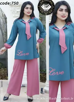 تونیک شلوار کراواتی لیزری لاو کد 750