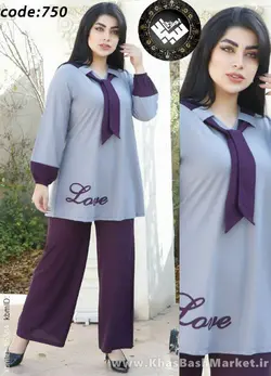تونیک شلوار کراواتی لیزری لاو کد 750