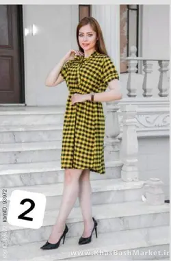 پیراهن چهارخانه کد 7535