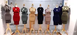 لباس مجلسی زنانه هلنا مخمل کوتاه