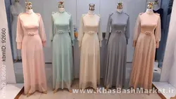 لباس مجلسی زنانه دلسا نقطه ای
